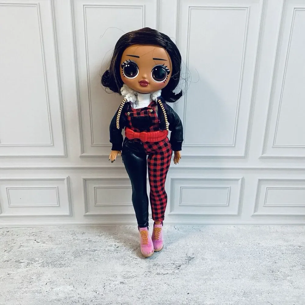 LOL Surprise OMG Winter Chill Camping Fashion Doll With Black And Red Pants